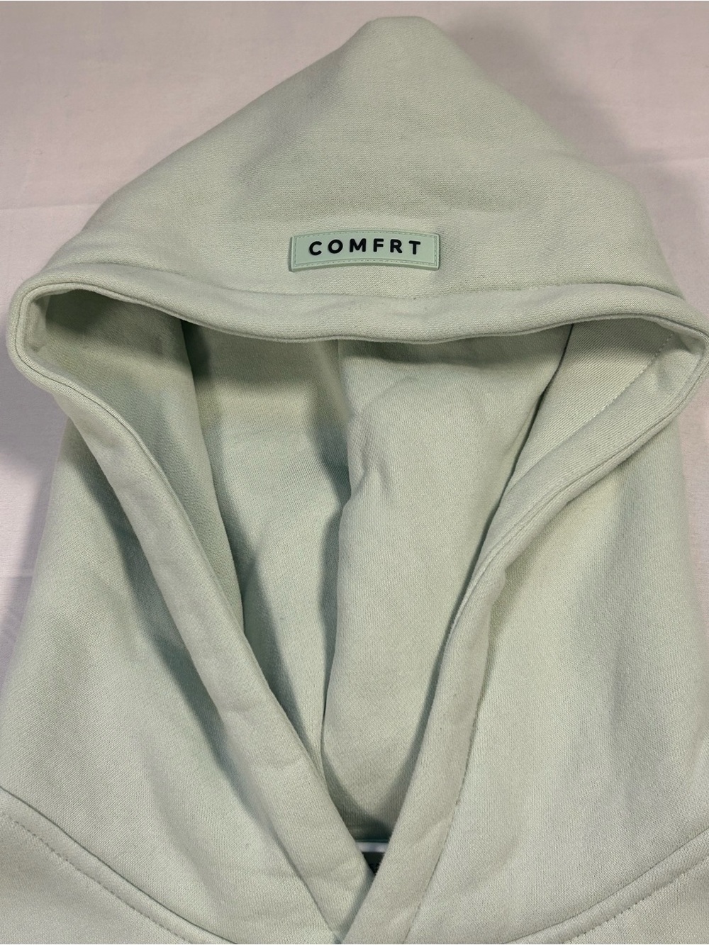 Comfrt Collection Womens Size Large Pastel Edit Mint Green Hoodie Sweatshirt - Picture 3 of 10